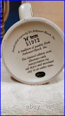 Complete 4-Piece Budweiser Tomorrow's Treasures Limited Edition Stein Set