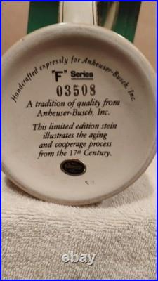 Complete 4-Piece Budweiser Tomorrow's Treasures Limited Edition Stein Set