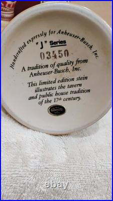 Complete 4-Piece Budweiser Tomorrow's Treasures Limited Edition Stein Set