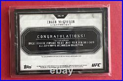Conor McGregor Limited Edition Patch Topps UFC MMA SUPER RARE /25 Sports Card