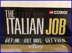 Corgi The Italian Job 3-piece Mini Cooper Limited Ed. Collectible Set RARE