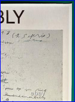 Cy Twombly Galerie Piece Unique Rare Exhibition Poster Paris 1993