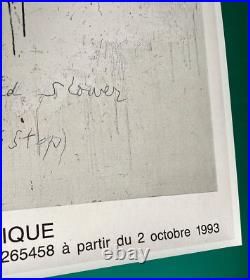 Cy Twombly Galerie Piece Unique Rare Exhibition Poster Paris 1993