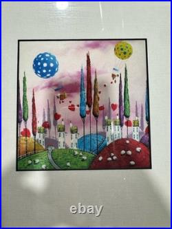 Dale Bowen Love is all Around Limited Edition Framed Print Whimsical Abstract
