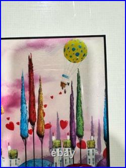 Dale Bowen Love is all Around Limited Edition Framed Print Whimsical Abstract