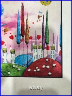 Dale Bowen Love is all Around Limited Edition Framed Print Whimsical Abstract