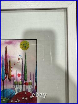 Dale Bowen Love is all Around Limited Edition Framed Print Whimsical Abstract