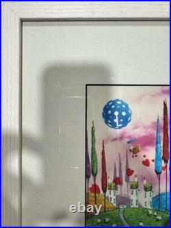 Dale Bowen Love is all Around Limited Edition Framed Print Whimsical Abstract