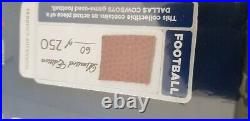 Dallas Cowboys Framed 2014 champions Piece of Game-Used Football limited edition