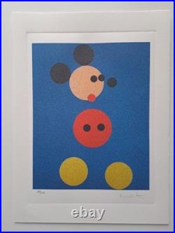 Damien Hirst Signed Mickey Collectable Lithograph