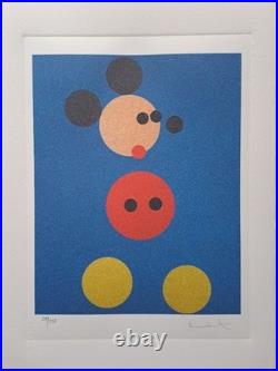Damien Hirst Signed Mickey Collectable Lithograph