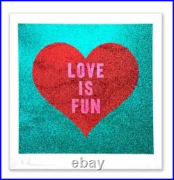 Dave Buonaguidi limited edition glitter Print signed Hackney Dave Inky Fingers