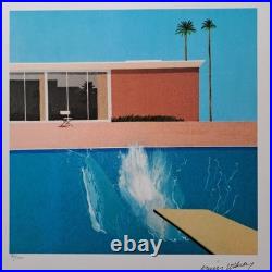David Hockney Signed A Bigger Splash Certificate