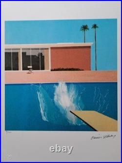 David Hockney Signed A Bigger Splash Certificate
