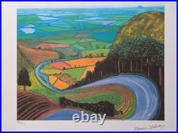 David Hockney Signed Garrowby Hill Certificate