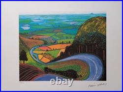 David Hockney Signed Garrowby Hill Certificate