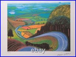 David Hockney Signed Garrowby Hill Certificate