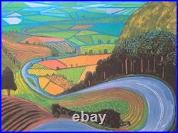 David Hockney Signed Garrowby Hill Certificate