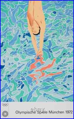 David Hockney The Diver Olympische Spiele München Olympic Games 1972 Limited ed