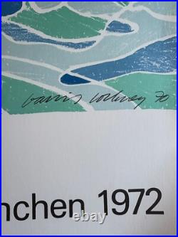 David Hockney The Diver Olympische Spiele München Olympic Games 1972 Limited ed