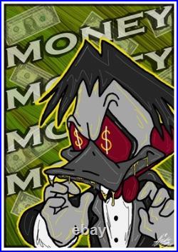 Delicious Money Signed Limited Edition Art Print A. J. Clarke