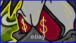 Delicious Money Signed Limited Edition Art Print A. J. Clarke