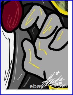 Delicious Money Signed Limited Edition Art Print A. J. Clarke