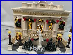 Dept 56 Snow Village MUSEUM OF ART EUC in Box. Limited Edition Piece