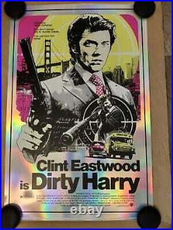Dirty Harry Scorpio Variant Print By James Rheem Davis Mondo Artist Poster