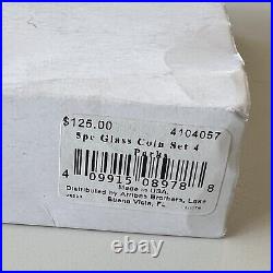 Disney World Arribas Brothers 5 Piece Glass Coin Set Limited Edition 500