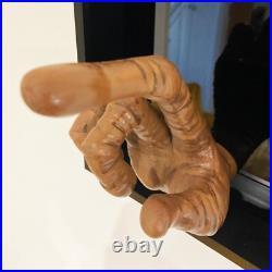 E. T. Hand Sculpture Sci-Fi Movie Fan-Art Modern Design Framed