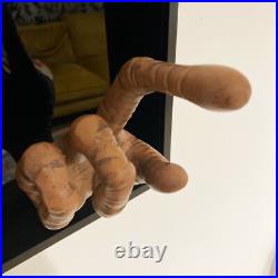 E. T. Hand Sculpture Sci-Fi Movie Fan-Art Modern Design Framed