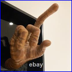 E. T. Hand Sculpture Sci-Fi Movie Fan-Art Modern Design Framed