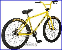 Eastern Growler 26 LTD BMX Bicycle Bike 3 Piece Crank Chromo Frame 2020 Yellow