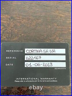 Echo/Neutra Cortina 1956 Chronograph Watch Coppa d'Oro Limited Edition Mint