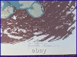 FAVARETTO CASARINI LIMITED EDITION PRINT LITHOGRAPH ARTWORK bones vintage art