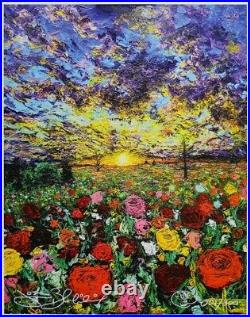 Fantasy Rose Sunrise Limited Edition 11x14 Linen Fine Art Print Signed #'d /300