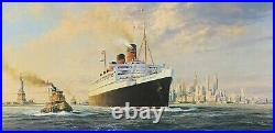 Farewell America by Robert Taylor, signed limited edition art print Queen Mary