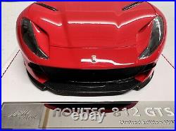 Ferrari 812 GTS Novitec, 1/18 Rosso Corsa Ltd No 11 Of 69 Pieces. Last One