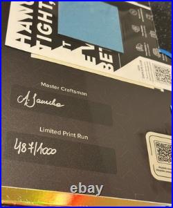 Flames of Marineford Limited Edition Displate One Piece Ace Luffy Galdino