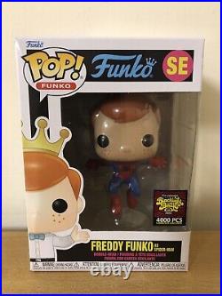 Freddy Funko As Spider-Man Limited Edition 4000 pieces Funko Pop Vinyl Figure