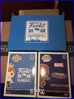 Freddy Funko Shanghai 2021 Limited Edition Pop 1500 Pieces And Spiderman 719