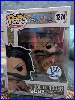 FunkoPop! One Piece Gol D. Roger Chase Limited Edition and Normal 2xBundle #1274
