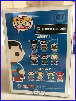 Funko POP Heroes DC Superman Silver chrome 07 Limited edition 144 pieces Vinyl