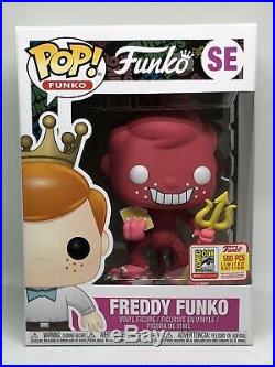 Funko Pop Freddy Funko Cuphead Devil Red LE 500 Piece Limited Edition SDCC