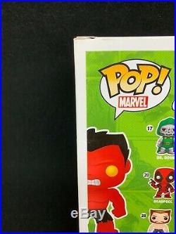 Funko Pop Metallic Red Hulk 31 DAMAGED BOX SDCC 2013 Limited Edition 480 pieces