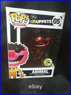 Funko Pop! Muppets! Animal #05 Metallic SDCC 2013 Ltd Ed 480 pieces. Grail Rare