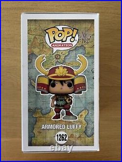 Funko Pop! One Piece Armored Luffy Limited Edition CHASE and Common #1262