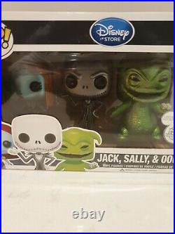 Funko Pop! Vinyl Disney Jack, Sally & Oogie 3 Pack 500 Pieces Limited Edition