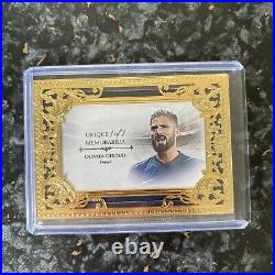 Futera Unique 2023 Olivier Giroud Gold Frame 1/1 France Worn Patch